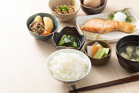 管理栄養士による食事のアドバイスを 行っています